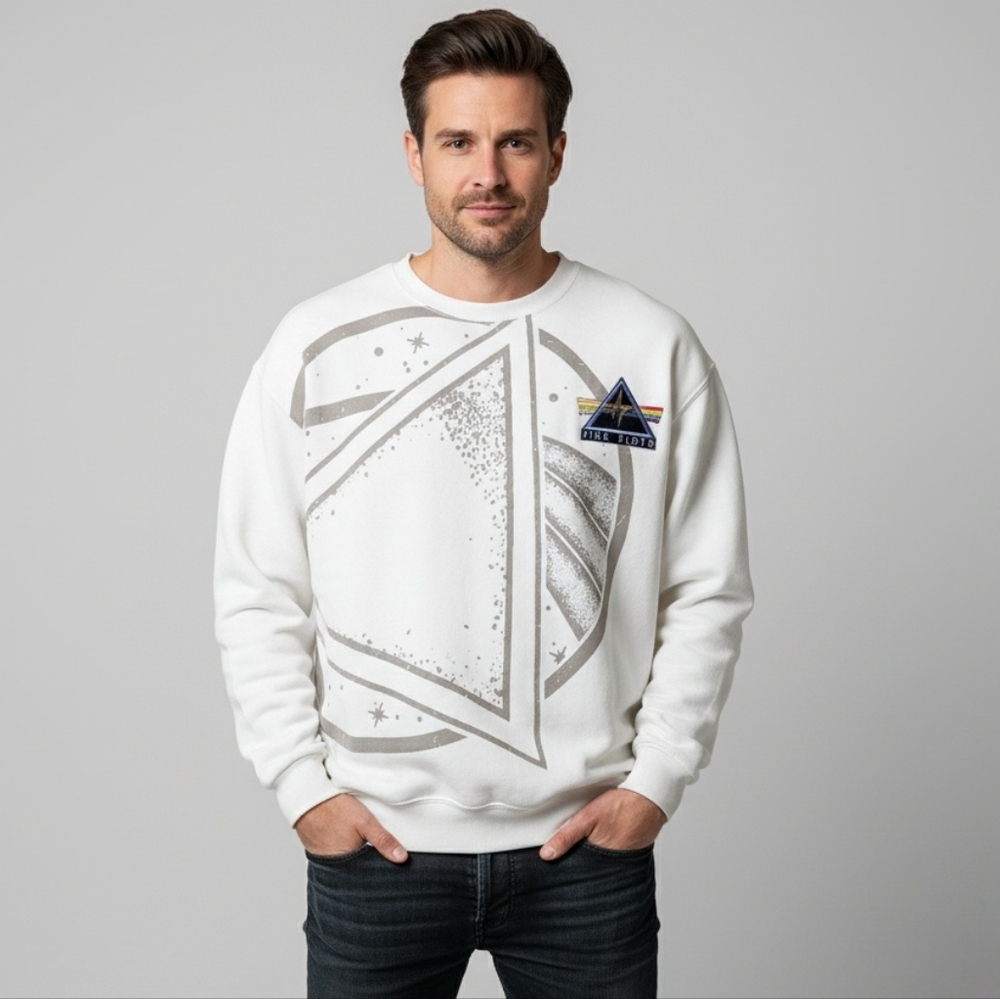 Pink Floyd Dark Side of the Moon Embroidered Sweater Pullover Unisex